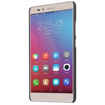 Honor 5x dėklas juodas "Nillkin" Frosted Shield + plėvelė